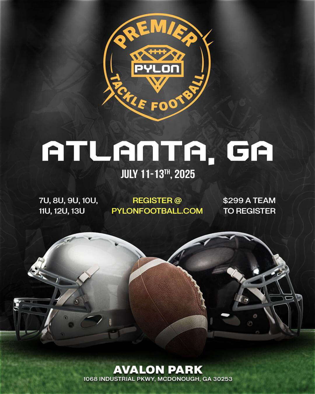 2025 Pylon Tackle Football Schedule